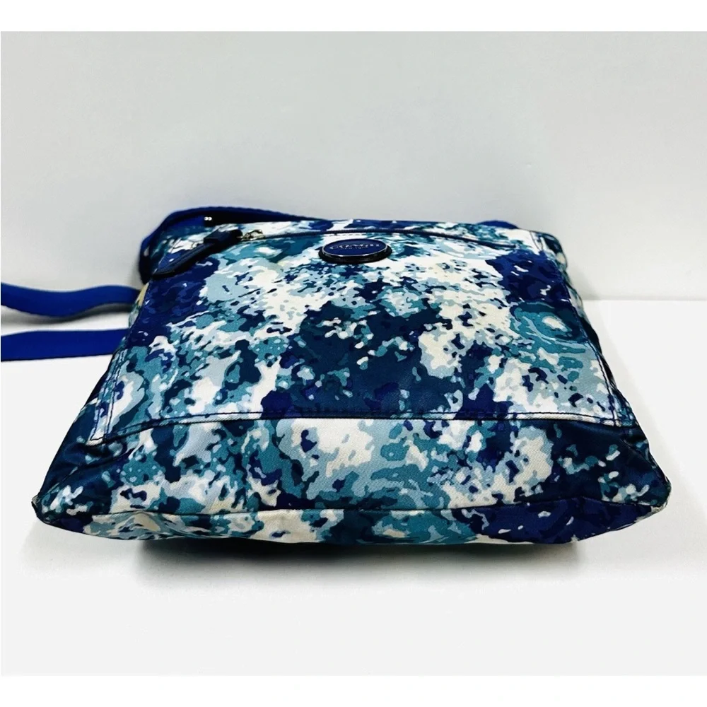 Coach canvas blue